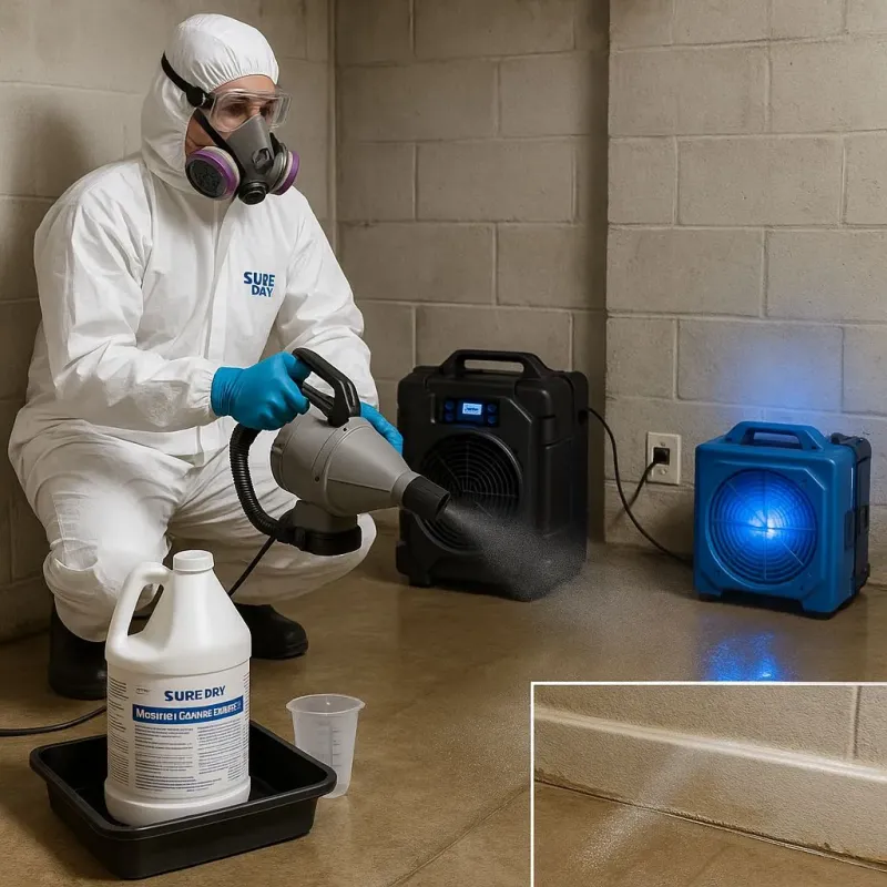Sanitization and Odor Removal process in Marshallton, PA