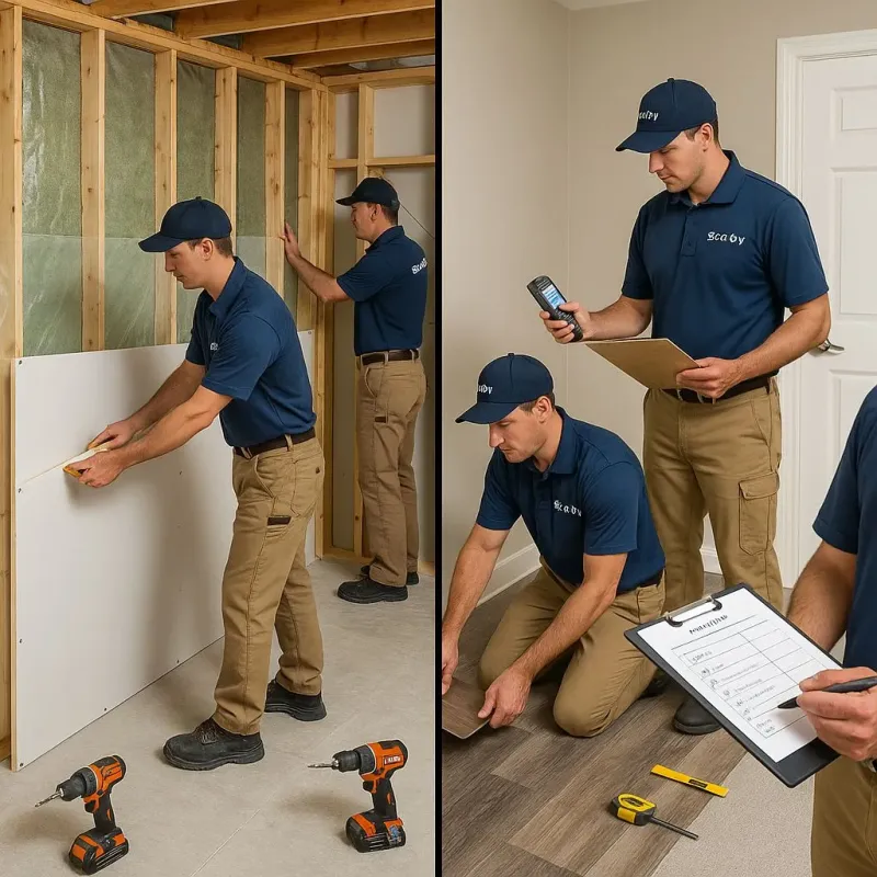 Repairs and Reconstruction process in Marshallton, PA